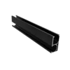 Black Anodized Aluminium Rail
