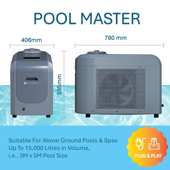 1 (5) POWERBAY Pool Master All in One Heat Pump
